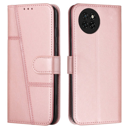 Stitching Calf Texture Buckle Leather Phone Case, For itel S23+, For itel S23
