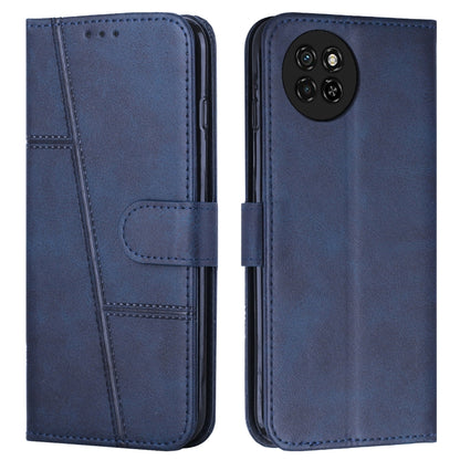 Stitching Calf Texture Buckle Leather Phone Case, For itel S23+, For itel S23