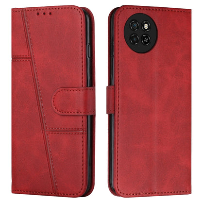 Stitching Calf Texture Buckle Leather Phone Case, For itel S23+, For itel S23