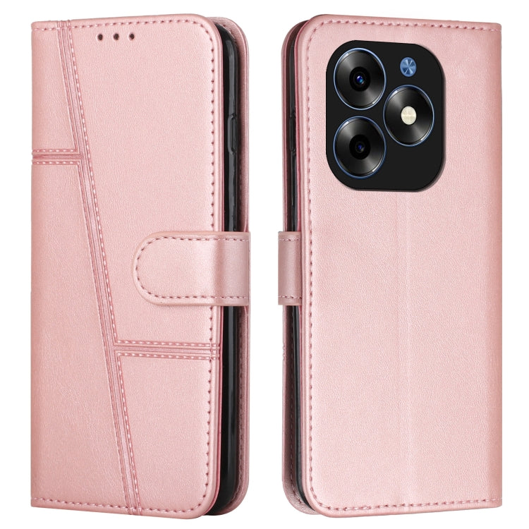 Stitching Calf Texture Buckle Leather Phone Case, For itel S23+, For itel S23