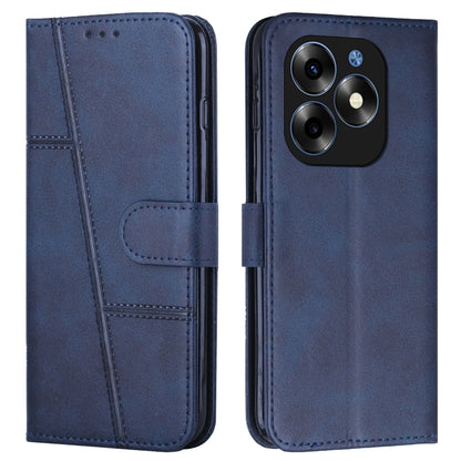 Stitching Calf Texture Buckle Leather Phone Case, For itel S23+, For itel S23