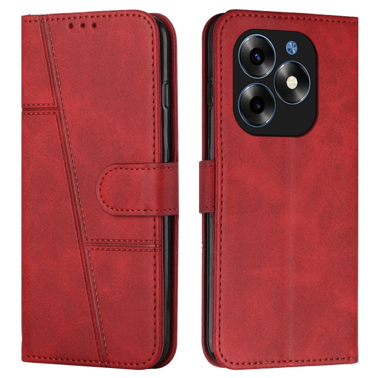 Stitching Calf Texture Buckle Leather Phone Case, For itel S23+, For itel S23