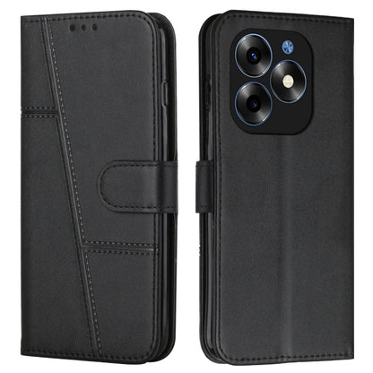 Stitching Calf Texture Buckle Leather Phone Case, For itel S23+, For itel S23