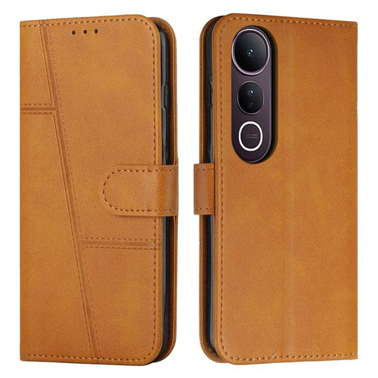 Stitching Calf Texture Buckle Leather Phone Case, For vivo V50 Lite, For vivo Y29s 5G / Y04 4G, For vivo Y29 4G, For vivo V50 5G Global, For vivo Y300 Global / V40 Lite IDN, For vivo Y19s, For vivo V40 / V40 Pro / T3 Ultra, For vivo Y28 4G             ...