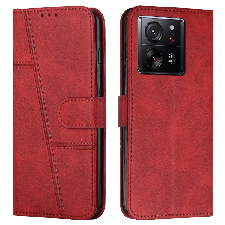 Stitching Calf Texture Buckle Leather Phone Case, For Xiaomi 13T / Xiaomi 13T Pro, For Xiaomi 14 pro, For Xiaomi 14, For Xiaomi Redmi Note 13, For Xiaomi Redmi 13C, For Xiaomi Redmi Note 13 pro+, For Xiaomi Redmi Note 13 pro