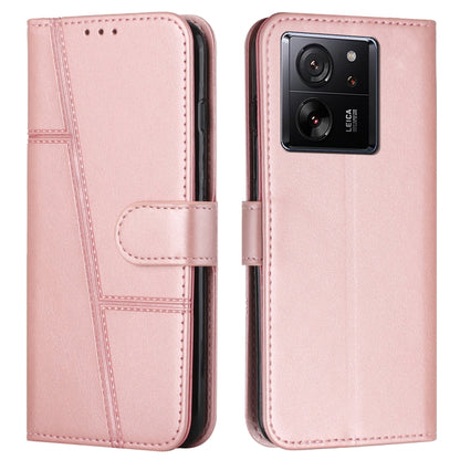 Stitching Calf Texture Buckle Leather Phone Case, For Xiaomi 13T / Xiaomi 13T Pro, For Xiaomi 14 pro, For Xiaomi 14, For Xiaomi Redmi Note 13, For Xiaomi Redmi 13C, For Xiaomi Redmi Note 13 pro+, For Xiaomi Redmi Note 13 pro