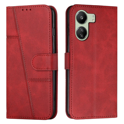 Stitching Calf Texture Buckle Leather Phone Case, For Xiaomi 13T / Xiaomi 13T Pro, For Xiaomi 14 pro, For Xiaomi 14, For Xiaomi Redmi Note 13, For Xiaomi Redmi 13C, For Xiaomi Redmi Note 13 pro+, For Xiaomi Redmi Note 13 pro