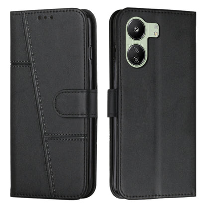 Stitching Calf Texture Buckle Leather Phone Case, For Xiaomi 13T / Xiaomi 13T Pro, For Xiaomi 14 pro, For Xiaomi 14, For Xiaomi Redmi Note 13, For Xiaomi Redmi 13C, For Xiaomi Redmi Note 13 pro+, For Xiaomi Redmi Note 13 pro