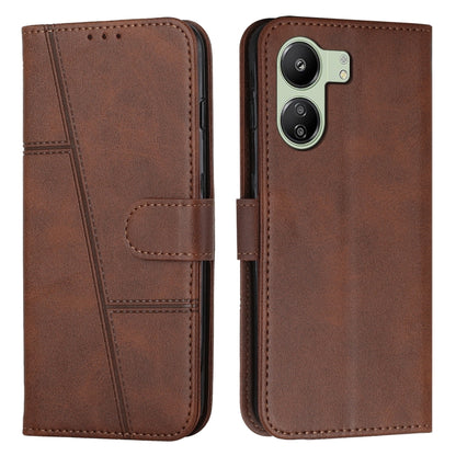 Stitching Calf Texture Buckle Leather Phone Case, For Xiaomi 13T / Xiaomi 13T Pro, For Xiaomi 14 pro, For Xiaomi 14, For Xiaomi Redmi Note 13, For Xiaomi Redmi 13C, For Xiaomi Redmi Note 13 pro+, For Xiaomi Redmi Note 13 pro