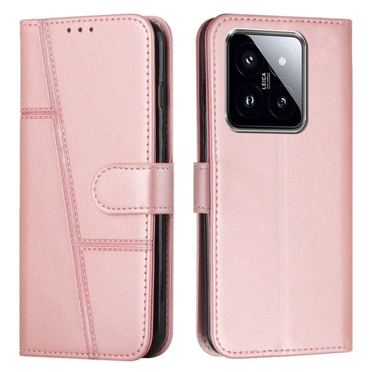 Stitching Calf Texture Buckle Leather Phone Case, For Xiaomi 13T / Xiaomi 13T Pro, For Xiaomi 14 pro, For Xiaomi 14, For Xiaomi Redmi Note 13, For Xiaomi Redmi 13C, For Xiaomi Redmi Note 13 pro+, For Xiaomi Redmi Note 13 pro