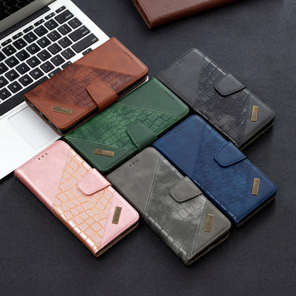 Crocodile-texture PU leather flip phone case wallets with card slots, assorted colors
