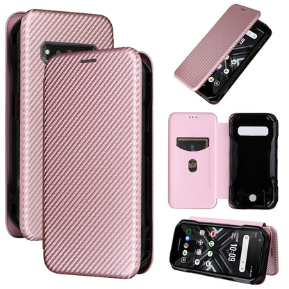 Carbon Fiber Texture Flip Leather Phone Case, For Kyocera Digno SX5, For Kyocera Torque G06 KYG03