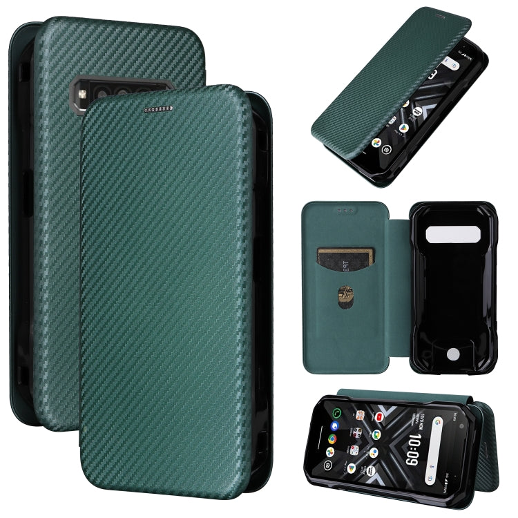 Carbon Fiber Texture Flip Leather Phone Case, For Kyocera Digno SX5, For Kyocera Torque G06 KYG03