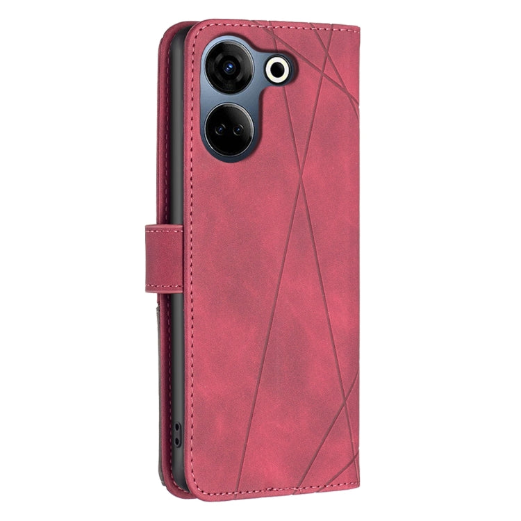 Magnetic Buckle Rhombus Texture Leather Phone Case, For Tecno Camon 20/Camon 20 Pro 4G, For Tecno Spark 10C, For Tecno Spark 10 4G, For Tecno Spark Go 2023/Pop 7 Pro, For Tecno Spark 10 Pro