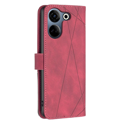 Magnetic Buckle Rhombus Texture Leather Phone Case, For Tecno Camon 20/Camon 20 Pro 4G, For Tecno Spark 10C, For Tecno Spark 10 4G, For Tecno Spark Go 2023/Pop 7 Pro, For Tecno Spark 10 Pro