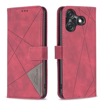 Magnetic Buckle Rhombus Texture Leather Phone Case, For Tecno Camon 20/Camon 20 Pro 4G, For Tecno Spark 10C, For Tecno Spark 10 4G, For Tecno Spark Go 2023/Pop 7 Pro, For Tecno Spark 10 Pro