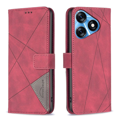 Magnetic Buckle Rhombus Texture Leather Phone Case, For Tecno Camon 20/Camon 20 Pro 4G, For Tecno Spark 10C, For Tecno Spark 10 4G, For Tecno Spark Go 2023/Pop 7 Pro, For Tecno Spark 10 Pro