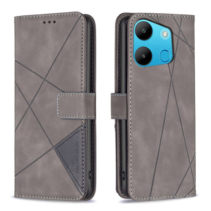 Magnetic Buckle Rhombus Texture Leather Phone Case, For Tecno Camon 20/Camon 20 Pro 4G, For Tecno Spark 10C, For Tecno Spark 10 4G, For Tecno Spark Go 2023/Pop 7 Pro, For Tecno Spark 10 Pro