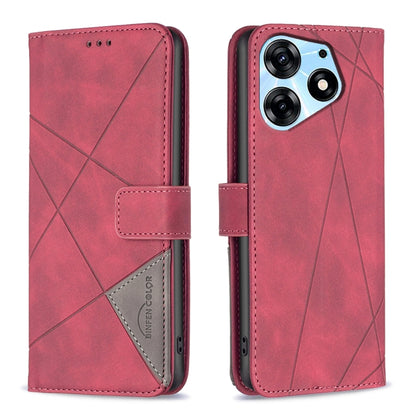 Magnetic Buckle Rhombus Texture Leather Phone Case, For Tecno Camon 20/Camon 20 Pro 4G, For Tecno Spark 10C, For Tecno Spark 10 4G, For Tecno Spark Go 2023/Pop 7 Pro, For Tecno Spark 10 Pro