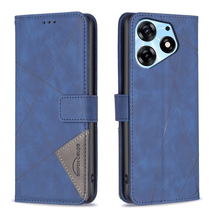 Magnetic Buckle Rhombus Texture Leather Phone Case, For Tecno Camon 20/Camon 20 Pro 4G, For Tecno Spark 10C, For Tecno Spark 10 4G, For Tecno Spark Go 2023/Pop 7 Pro, For Tecno Spark 10 Pro