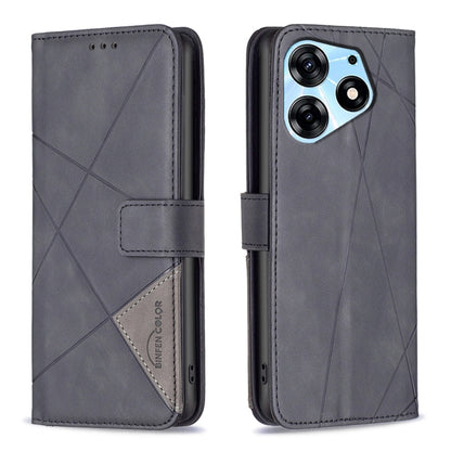 Magnetic Buckle Rhombus Texture Leather Phone Case, For Tecno Camon 20/Camon 20 Pro 4G, For Tecno Spark 10C, For Tecno Spark 10 4G, For Tecno Spark Go 2023/Pop 7 Pro, For Tecno Spark 10 Pro