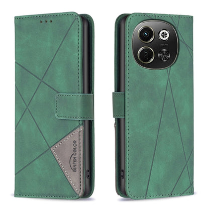 Magnetic Buckle Rhombus Texture Leather Phone Case, For Tecno Pova 8 5G, For Tecno Pova Curve 2 5G, For Tecno Spark 50 4G, For Tecno Camon 50 Pro 4G, For Tecno Camon 50 4G, For Tecno Spark Go 3, For Tecno Pova 7 Pro 5G, For Tecno Spark 40 Pro 4G       ...