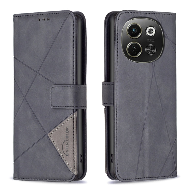 Magnetic Buckle Rhombus Texture Leather Phone Case, For Tecno Pova 8 5G, For Tecno Pova Curve 2 5G, For Tecno Spark 50 4G, For Tecno Camon 50 Pro 4G, For Tecno Camon 50 4G, For Tecno Spark Go 3, For Tecno Pova 7 Pro 5G, For Tecno Spark 40 Pro 4G       ...
