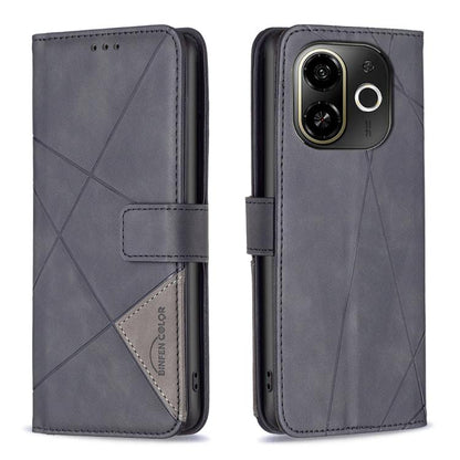 Magnetic Buckle Rhombus Texture Leather Phone Case, For Tecno Pova 8 5G, For Tecno Pova Curve 2 5G, For Tecno Spark 50 4G, For Tecno Camon 50 Pro 4G, For Tecno Camon 50 4G, For Tecno Spark Go 3, For Tecno Pova 7 Pro 5G, For Tecno Spark 40 Pro 4G       ...
