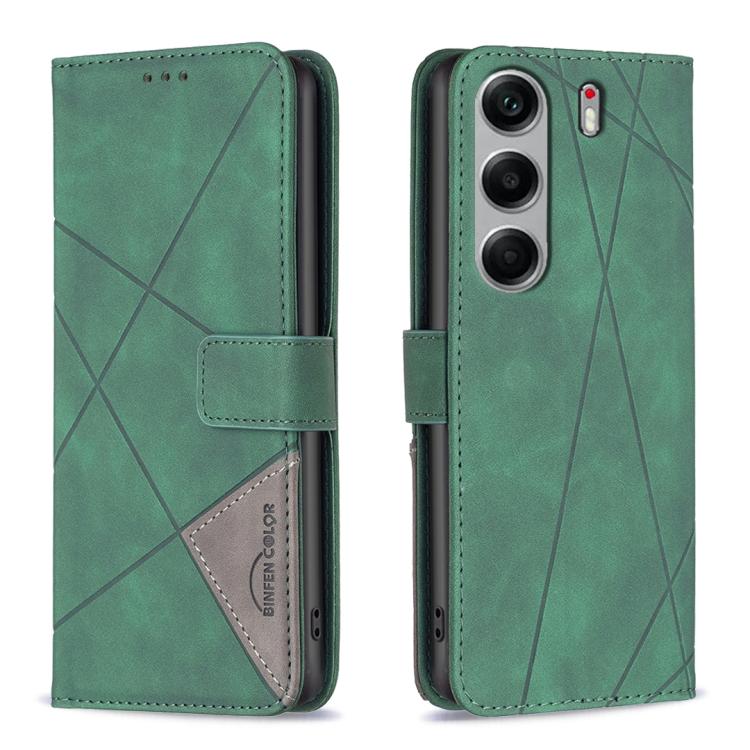 Magnetic Buckle Rhombus Texture Leather Phone Case, For Tecno Pova 8 5G, For Tecno Pova Curve 2 5G, For Tecno Spark 50 4G, For Tecno Camon 50 Pro 4G, For Tecno Camon 50 4G, For Tecno Spark Go 3, For Tecno Pova 7 Pro 5G, For Tecno Spark 40 Pro 4G       ...