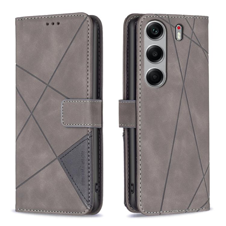Magnetic Buckle Rhombus Texture Leather Phone Case, For Tecno Pova 8 5G, For Tecno Pova Curve 2 5G, For Tecno Spark 50 4G, For Tecno Camon 50 Pro 4G, For Tecno Camon 50 4G, For Tecno Spark Go 3, For Tecno Pova 7 Pro 5G, For Tecno Spark 40 Pro 4G       ...