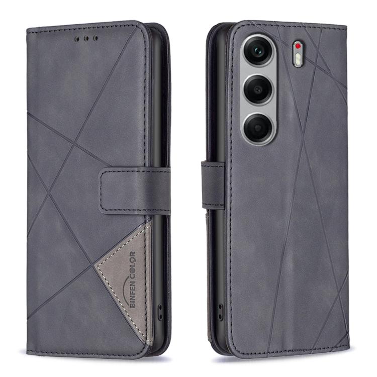 Magnetic Buckle Rhombus Texture Leather Phone Case, For Tecno Pova 8 5G, For Tecno Pova Curve 2 5G, For Tecno Spark 50 4G, For Tecno Camon 50 Pro 4G, For Tecno Camon 50 4G, For Tecno Spark Go 3, For Tecno Pova 7 Pro 5G, For Tecno Spark 40 Pro 4G       ...