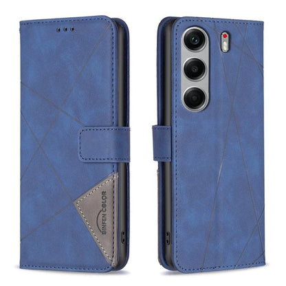Magnetic Buckle Rhombus Texture Leather Phone Case, For Tecno Pova 8 5G, For Tecno Pova Curve 2 5G, For Tecno Spark 50 4G, For Tecno Camon 50 Pro 4G, For Tecno Camon 50 4G, For Tecno Spark Go 3, For Tecno Pova 7 Pro 5G, For Tecno Spark 40 Pro 4G       ...