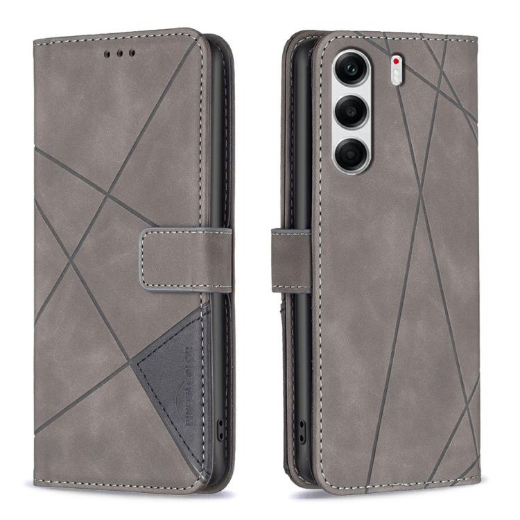 Magnetic Buckle Rhombus Texture Leather Phone Case, For Tecno Pova 8 5G, For Tecno Pova Curve 2 5G, For Tecno Spark 50 4G, For Tecno Camon 50 Pro 4G, For Tecno Camon 50 4G, For Tecno Spark Go 3, For Tecno Pova 7 Pro 5G, For Tecno Spark 40 Pro 4G       ...