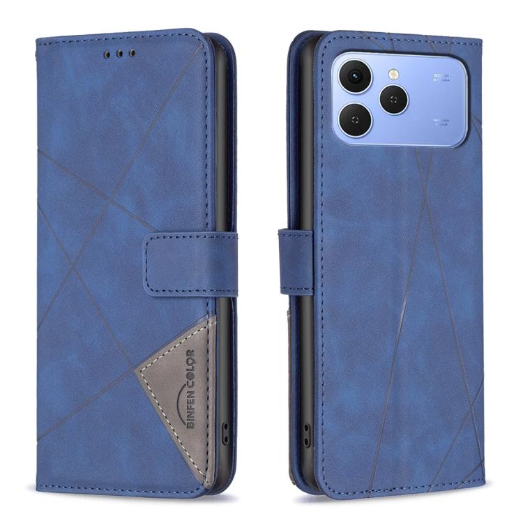 Magnetic Buckle Rhombus Texture Leather Phone Case, For Tecno Pova 8 5G, For Tecno Pova Curve 2 5G, For Tecno Spark 50 4G, For Tecno Camon 50 Pro 4G, For Tecno Camon 50 4G, For Tecno Spark Go 3, For Tecno Pova 7 Pro 5G, For Tecno Spark 40 Pro 4G       ...