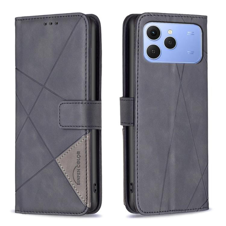 Magnetic Buckle Rhombus Texture Leather Phone Case, For Tecno Pova 8 5G, For Tecno Pova Curve 2 5G, For Tecno Spark 50 4G, For Tecno Camon 50 Pro 4G, For Tecno Camon 50 4G, For Tecno Spark Go 3, For Tecno Pova 7 Pro 5G, For Tecno Spark 40 Pro 4G       ...