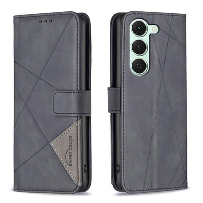 Magnetic Buckle Rhombus Texture Leather Phone Case, For Tecno Pova 8 5G, For Tecno Pova Curve 2 5G, For Tecno Spark 50 4G, For Tecno Camon 50 Pro 4G, For Tecno Camon 50 4G, For Tecno Spark Go 3, For Tecno Pova 7 Pro 5G, For Tecno Spark 40 Pro 4G       ...