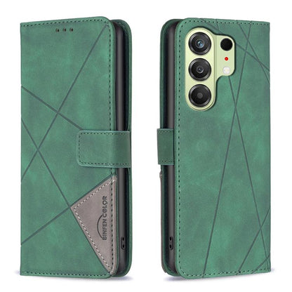 Magnetic Buckle Rhombus Texture Leather Phone Case, For Tecno Pova 8 5G, For Tecno Pova Curve 2 5G, For Tecno Spark 50 4G, For Tecno Camon 50 Pro 4G, For Tecno Camon 50 4G, For Tecno Spark Go 3, For Tecno Pova 7 Pro 5G, For Tecno Spark 40 Pro 4G       ...