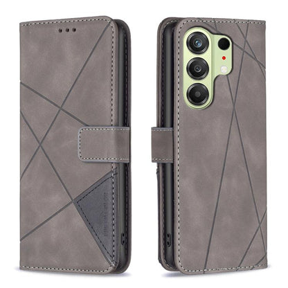 Magnetic Buckle Rhombus Texture Leather Phone Case, For Tecno Pova 8 5G, For Tecno Pova Curve 2 5G, For Tecno Spark 50 4G, For Tecno Camon 50 Pro 4G, For Tecno Camon 50 4G, For Tecno Spark Go 3, For Tecno Pova 7 Pro 5G, For Tecno Spark 40 Pro 4G       ...