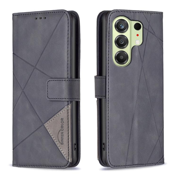 Magnetic Buckle Rhombus Texture Leather Phone Case, For Tecno Pova 8 5G, For Tecno Pova Curve 2 5G, For Tecno Spark 50 4G, For Tecno Camon 50 Pro 4G, For Tecno Camon 50 4G, For Tecno Spark Go 3, For Tecno Pova 7 Pro 5G, For Tecno Spark 40 Pro 4G       ...