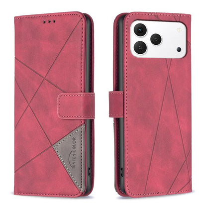 Magnetic Buckle Rhombus Texture Leather Phone Case, For Tecno Pova 8 5G, For Tecno Pova Curve 2 5G, For Tecno Spark 50 4G, For Tecno Camon 50 Pro 4G, For Tecno Camon 50 4G, For Tecno Spark Go 3, For Tecno Pova 7 Pro 5G, For Tecno Spark 40 Pro 4G       ...