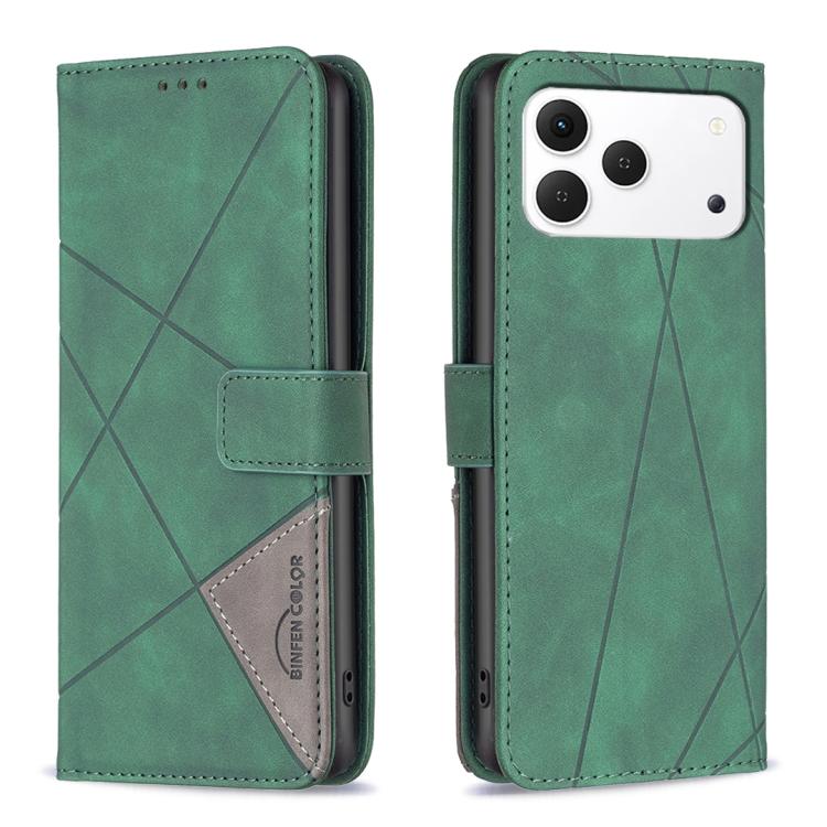 Magnetic Buckle Rhombus Texture Leather Phone Case, For Tecno Pova 8 5G, For Tecno Pova Curve 2 5G, For Tecno Spark 50 4G, For Tecno Camon 50 Pro 4G, For Tecno Camon 50 4G, For Tecno Spark Go 3, For Tecno Pova 7 Pro 5G, For Tecno Spark 40 Pro 4G       ...
