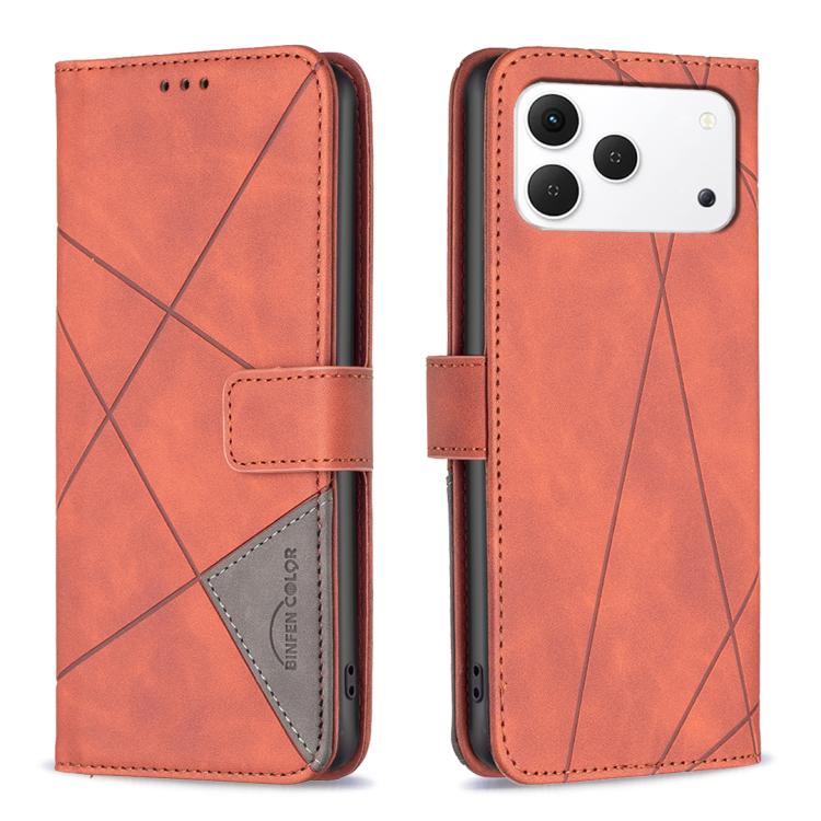 Magnetic Buckle Rhombus Texture Leather Phone Case, For Tecno Pova 8 5G, For Tecno Pova Curve 2 5G, For Tecno Spark 50 4G, For Tecno Camon 50 Pro 4G, For Tecno Camon 50 4G, For Tecno Spark Go 3, For Tecno Pova 7 Pro 5G, For Tecno Spark 40 Pro 4G       ...