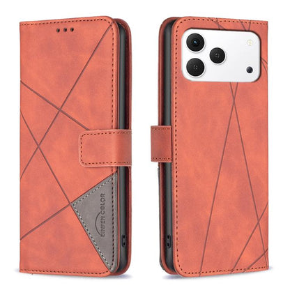 Magnetic Buckle Rhombus Texture Leather Phone Case, For Tecno Pova 8 5G, For Tecno Pova Curve 2 5G, For Tecno Spark 50 4G, For Tecno Camon 50 Pro 4G, For Tecno Camon 50 4G, For Tecno Spark Go 3, For Tecno Pova 7 Pro 5G, For Tecno Spark 40 Pro 4G       ...