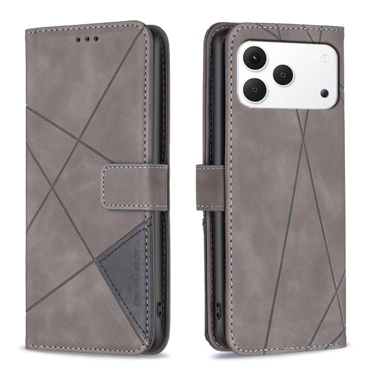 Magnetic Buckle Rhombus Texture Leather Phone Case, For Tecno Pova 8 5G, For Tecno Pova Curve 2 5G, For Tecno Spark 50 4G, For Tecno Camon 50 Pro 4G, For Tecno Camon 50 4G, For Tecno Spark Go 3, For Tecno Pova 7 Pro 5G, For Tecno Spark 40 Pro 4G       ...
