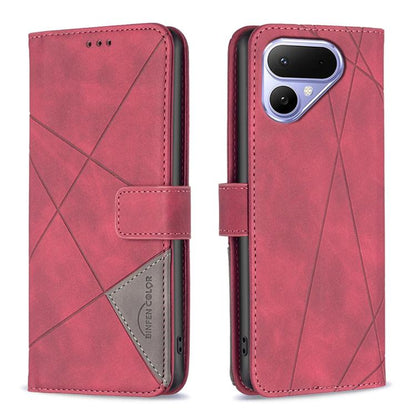 Magnetic Buckle Rhombus Texture Leather Phone Case, For Tecno Pova 8 5G, For Tecno Pova Curve 2 5G, For Tecno Spark 50 4G, For Tecno Camon 50 Pro 4G, For Tecno Camon 50 4G, For Tecno Spark Go 3, For Tecno Pova 7 Pro 5G, For Tecno Spark 40 Pro 4G       ...