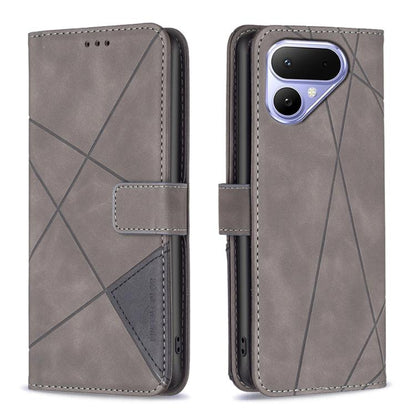 Magnetic Buckle Rhombus Texture Leather Phone Case, For Tecno Pova 8 5G, For Tecno Pova Curve 2 5G, For Tecno Spark 50 4G, For Tecno Camon 50 Pro 4G, For Tecno Camon 50 4G, For Tecno Spark Go 3, For Tecno Pova 7 Pro 5G, For Tecno Spark 40 Pro 4G       ...