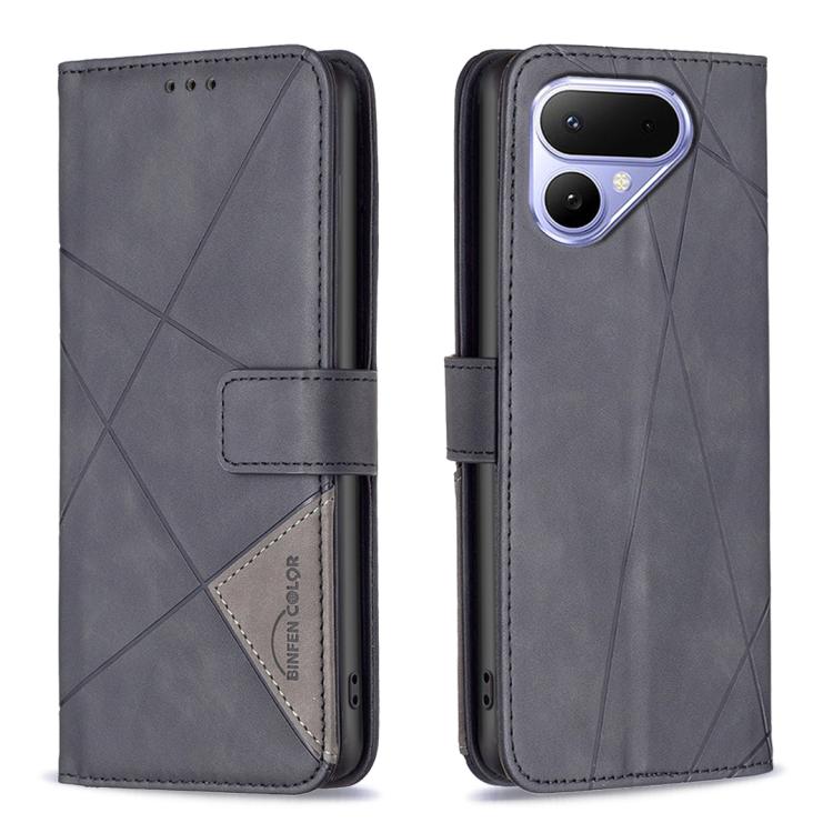 Magnetic Buckle Rhombus Texture Leather Phone Case, For Tecno Pova 8 5G, For Tecno Pova Curve 2 5G, For Tecno Spark 50 4G, For Tecno Camon 50 Pro 4G, For Tecno Camon 50 4G, For Tecno Spark Go 3, For Tecno Pova 7 Pro 5G, For Tecno Spark 40 Pro 4G       ...