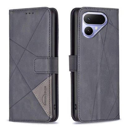 Magnetic Buckle Rhombus Texture Leather Phone Case, For Tecno Pova 8 5G, For Tecno Pova Curve 2 5G, For Tecno Spark 50 4G, For Tecno Camon 50 Pro 4G, For Tecno Camon 50 4G, For Tecno Spark Go 3, For Tecno Pova 7 Pro 5G, For Tecno Spark 40 Pro 4G       ...