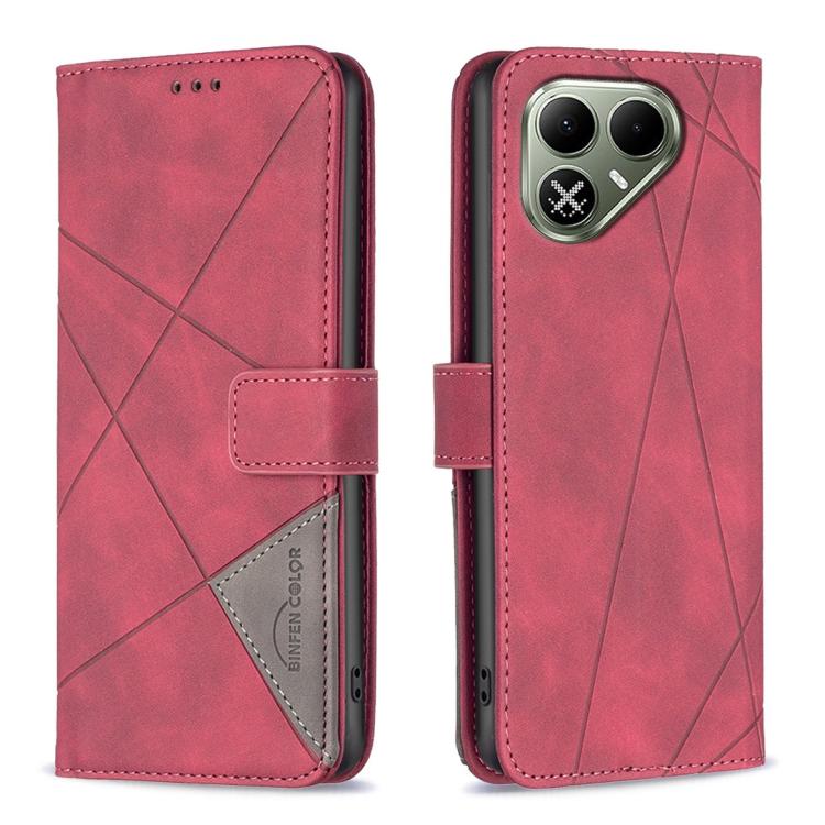 Magnetic Buckle Rhombus Texture Leather Phone Case, For Tecno Pova 8 5G, For Tecno Pova Curve 2 5G, For Tecno Spark 50 4G, For Tecno Camon 50 Pro 4G, For Tecno Camon 50 4G, For Tecno Spark Go 3, For Tecno Pova 7 Pro 5G, For Tecno Spark 40 Pro 4G       ...