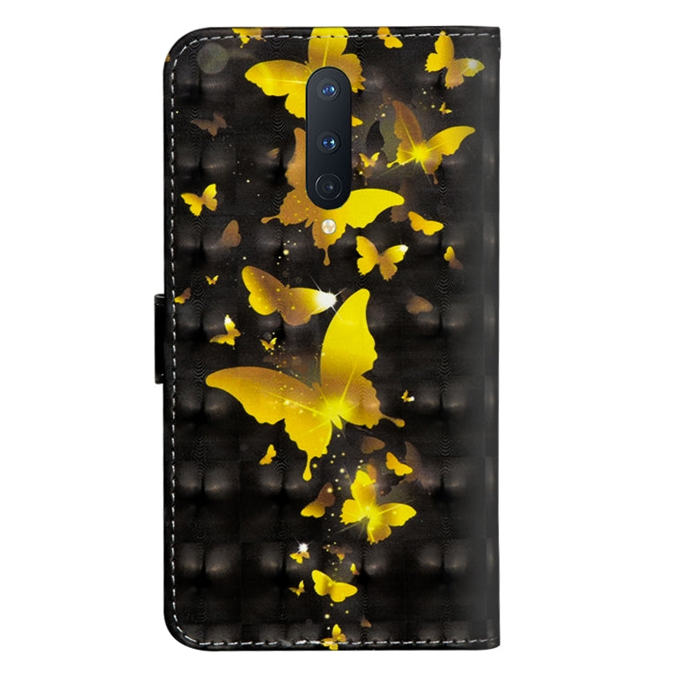 Black phone case with yellow butterfly pattern and camera cutout